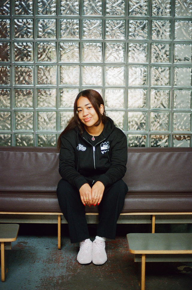 YUSU X SKATECAFÉ X LA FAM ZIP UP