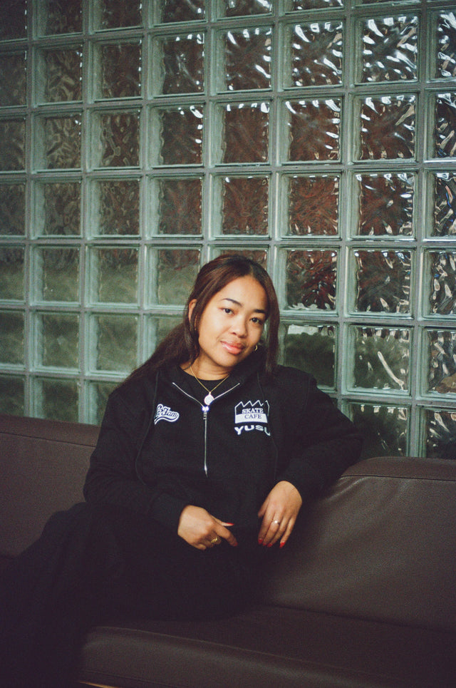 YUSU X SKATECAFÉ X LA FAM ZIP UP